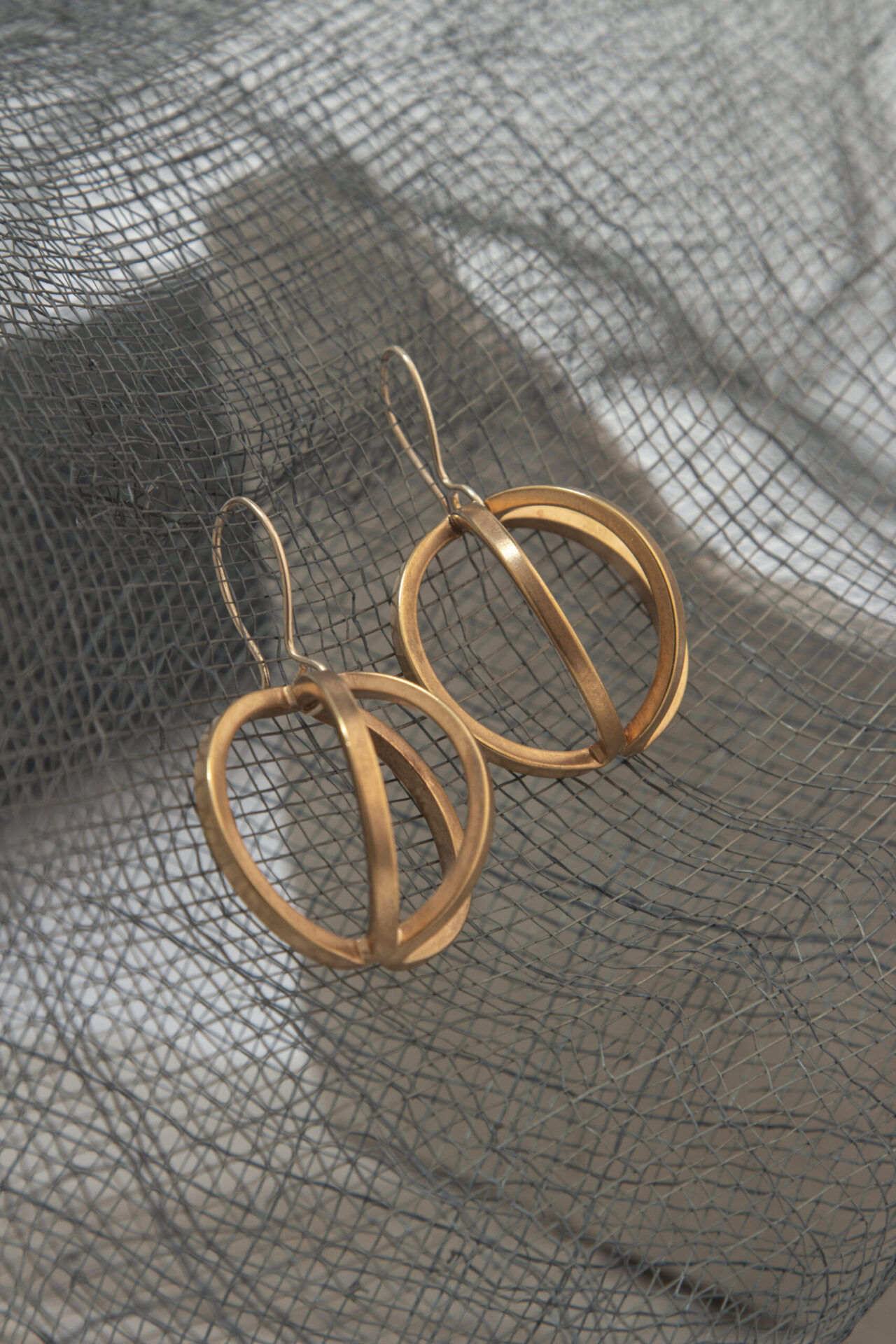 Handmade Gold-Plated One of a Kind Earrings