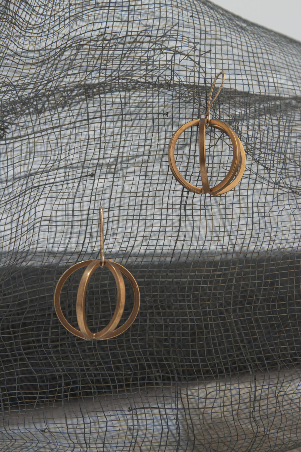 Handmade Gold-Plated One of a Kind Earrings