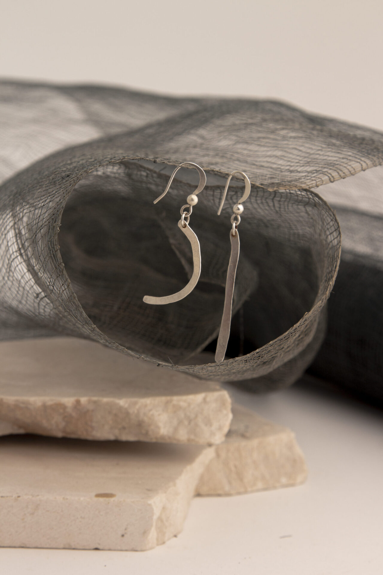 Handmade Silver-Plated Earrings.