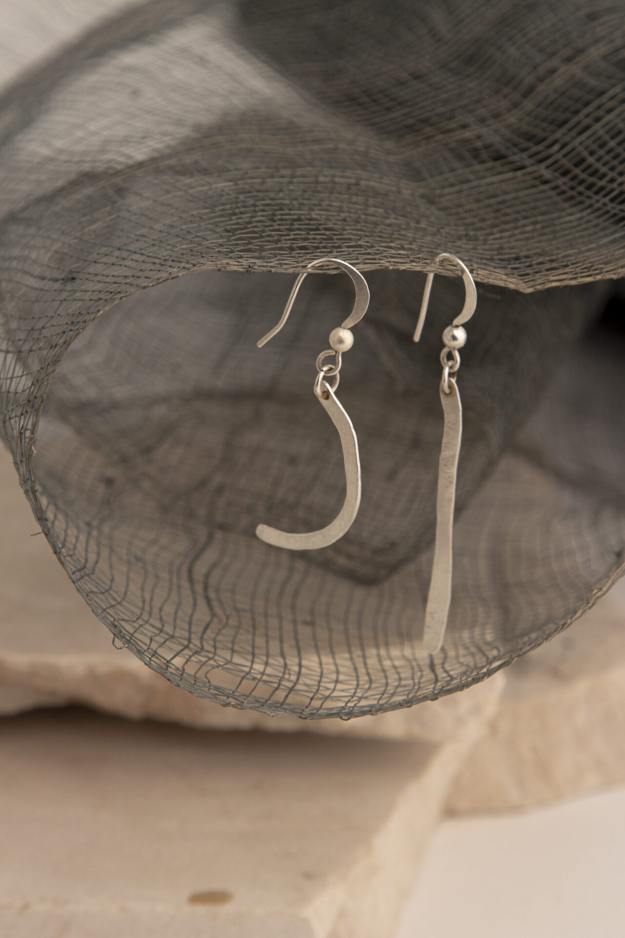 Handmade Silver-Plated Earrings.