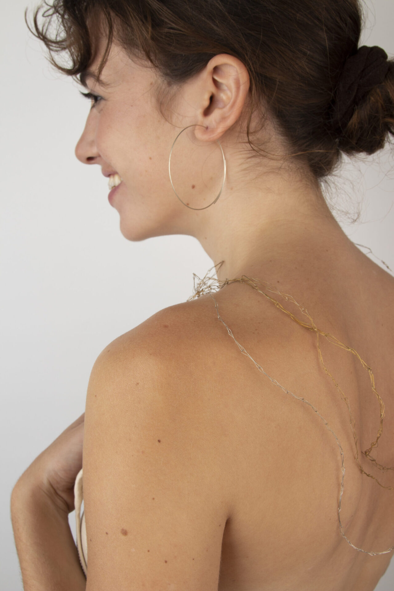 Silver-Plated Hoop Earrings