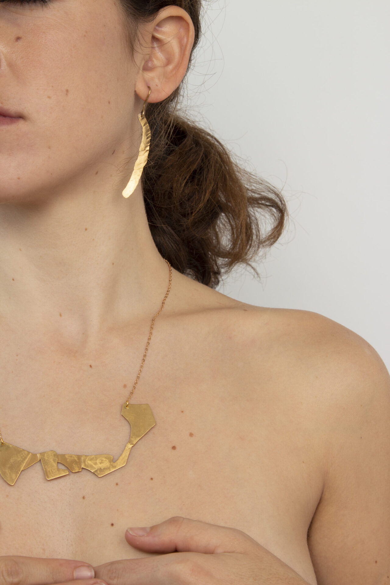 Gold-Plated Handcrafted Earrings